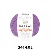 GAZZAL  BABY COTTON XL  3414  - 50% Хлопок, 50% Акрил 50 г/105 м