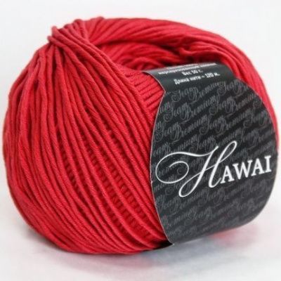 SEAM HAWAI  666  красный 100% мерсеризованный хлопок; 120м/50г