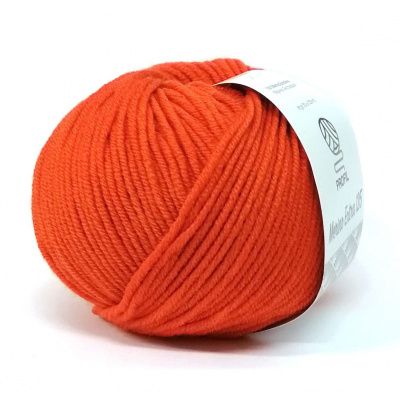 Merino 125 ( 027  оранжевый) 100% меринос экстрафайн 50 г/125 м