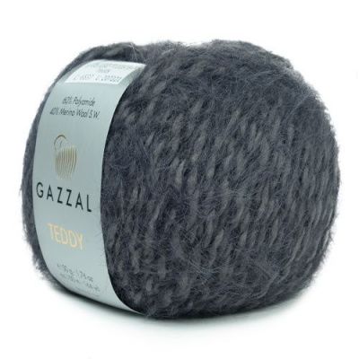 Пряжа Gazzal Teddy (6537); Состав: 40% Супервош мериносовая шерсть, 60% ПА; 50 г / 150 м
